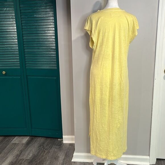 The Normal Brand Vintage Slub Tee Dress midi yellow - 100% cotton - XS/S - Picture 11 of 16